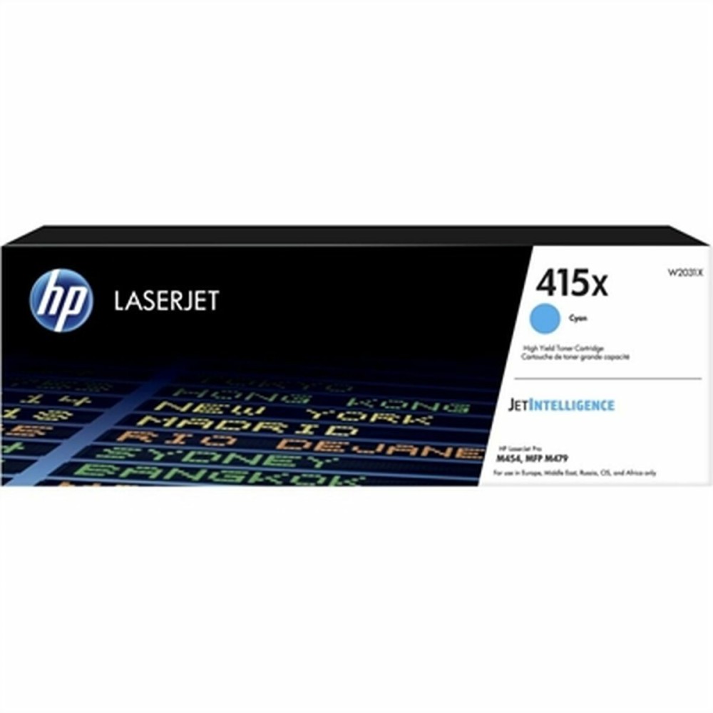 Original Toner HP 415X Cyan