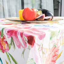 Nappe HappyFriday Pink bloom Multicouleur 150 x 250 cm