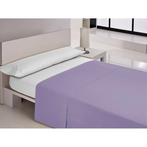 Top sheet Happy Home MIX COLORS Lilac Double