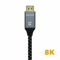 DisplayPort Cable Aisens A149-0435 Black Black/Grey 1 m