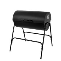 Barbecue à Charbon sur Pied EDM 73870 Noir Fer 79 x 71 x 90 cm