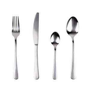 Cutlery San Ignacio Natur Shine Recycled Stainless steel 24 Pieces