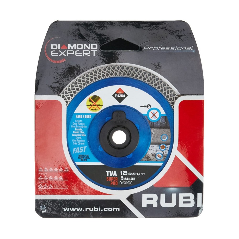 Disque de coupe Rubi superpro r31933 125 mm