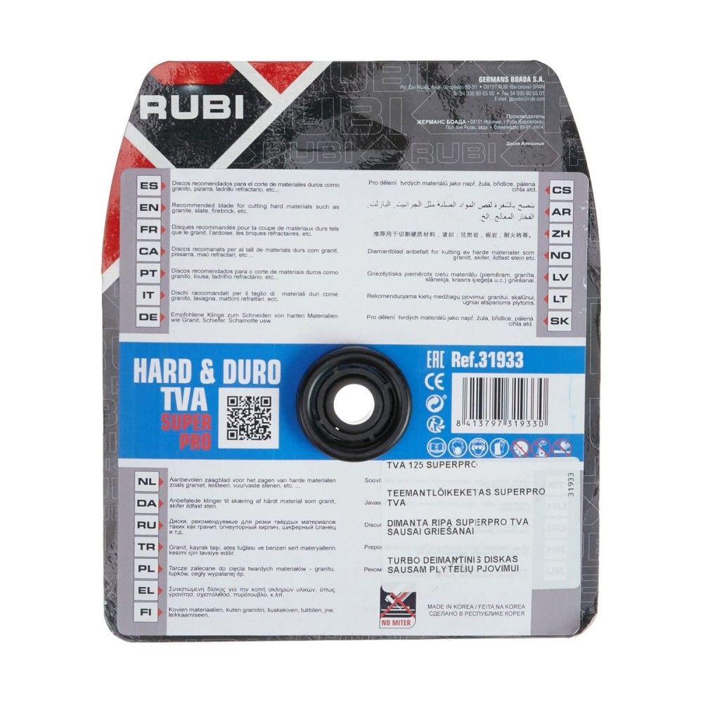 Cutting disc Rubi superpro r31933 125 mm