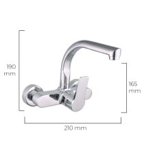 Mixer Tap EDM Chromed