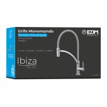 Mixer Tap EDM 01125 Ibiza Stainless steel Brass Zinc 4,9 x 20 x 44, 5 cm