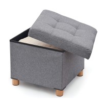 Puff Domopak Living Grau 38 x 38 x 34 cm Polyester