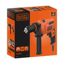 Set de forage et accessoires Black & Decker BEH200-QS 500 W 230 V 230-240 V