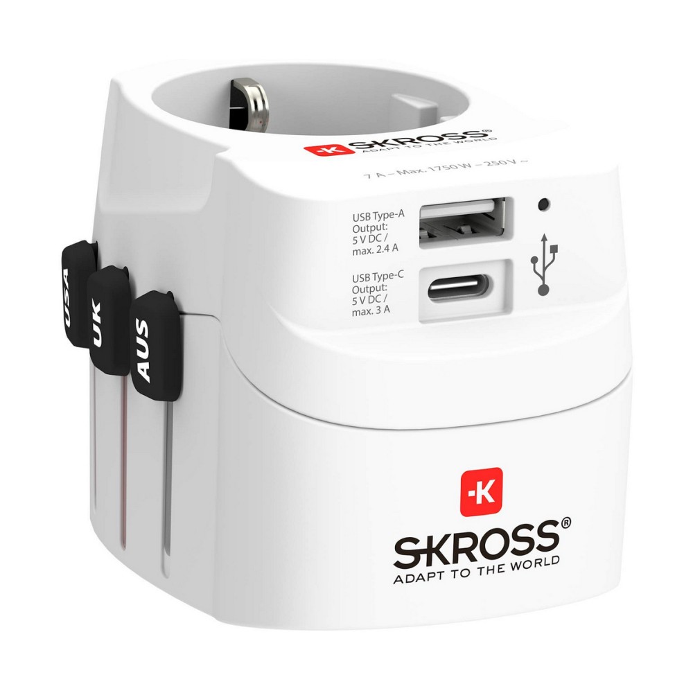 Adaptateur Prise Universelle de Voyage Skross 1302472