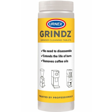 Nettoyage des ustensiles Urnex Grindz Jaune Blanc