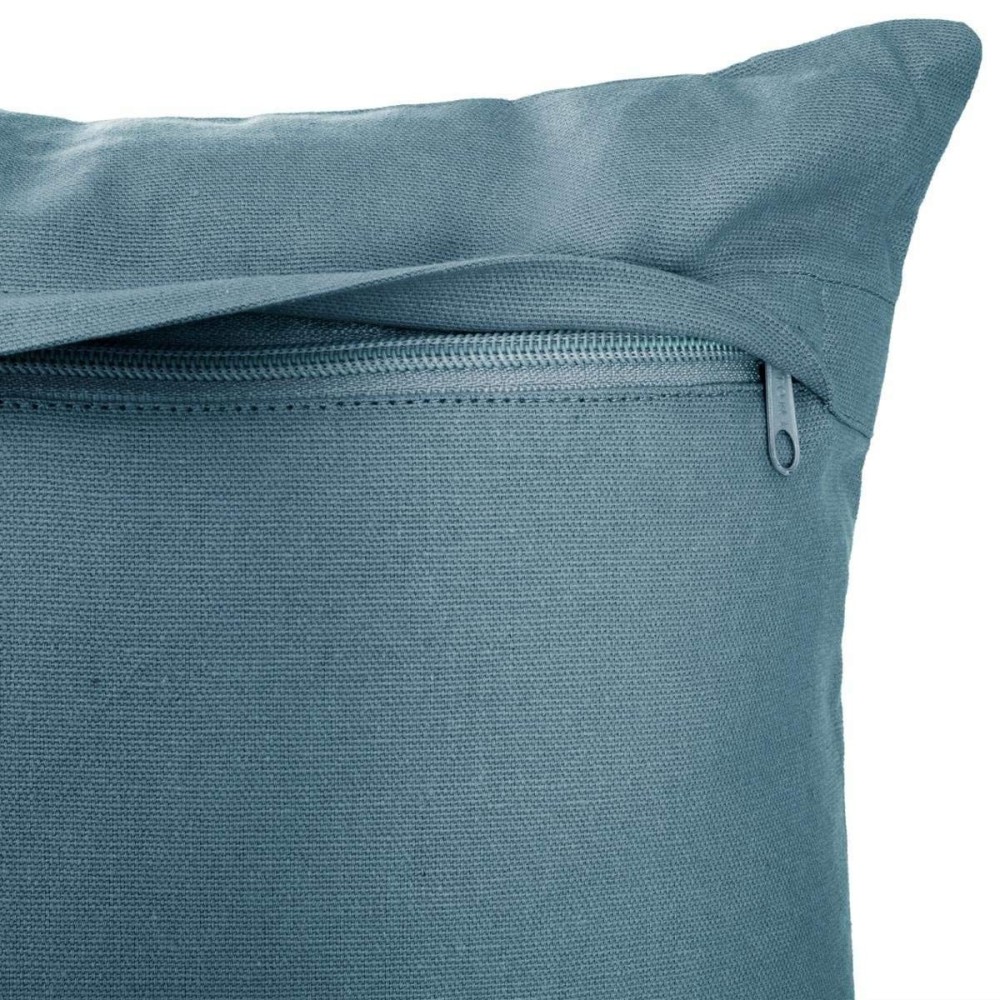 Coussin Atmosphera Otto Bleu Coton (38 x 38 cm)