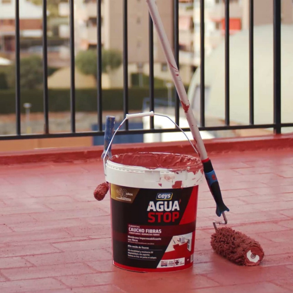 Waterproofing Ceys Aguastop Red Natural rubber 5 kg