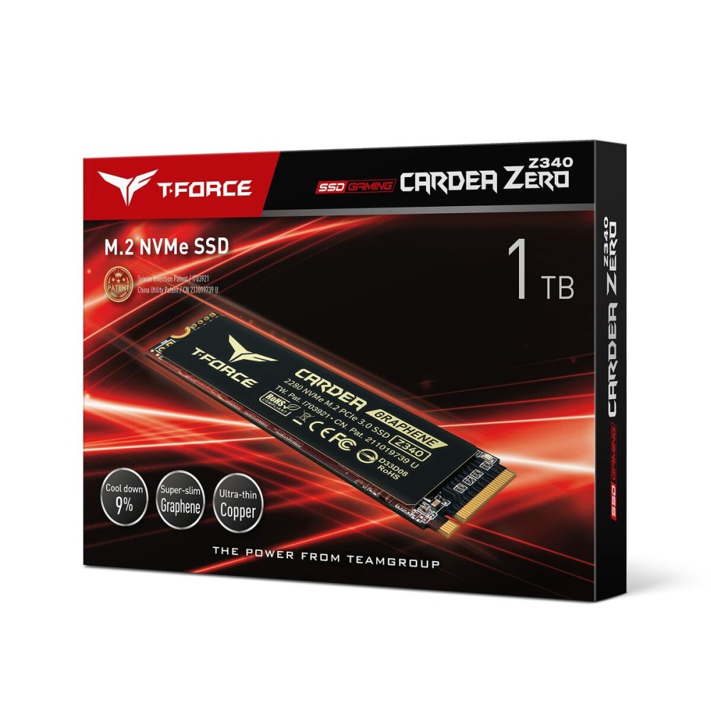 Disque dur Team Group CARDEA ZERO Z340 Interne SSD 1 TB 1 TB SSD