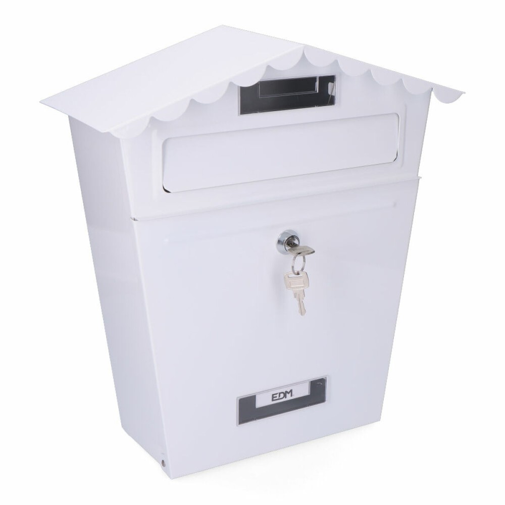 Letterbox EDM Steel White Classic (29,5 x 10,5 x 35,5 cm)