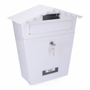 Letterbox EDM 85800 White Steel Classic 29,5 x 10,5 x 35,5 cm