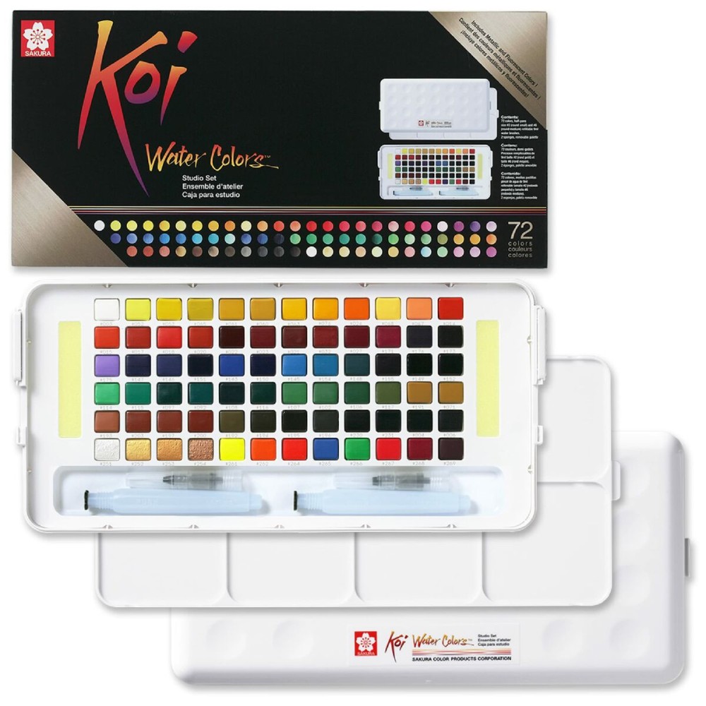 Wasserfarbenset Talens Sakura Koi Water Colors Bunt