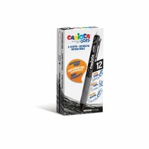 Pen Carioca Oops Black 0,7 mm (12 Pieces)