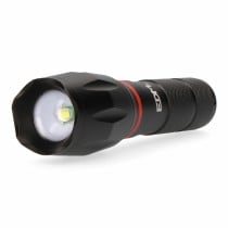 Extendierbare LED-Taschenlampe EDM Cob XL Zoom Schwarz Aluminium 5 W 210 Lm