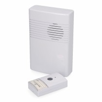 Wireless Doorbell with Push Button Bell EDM 80 dB 14,8 x 9,7 x 4 cm (12 V)