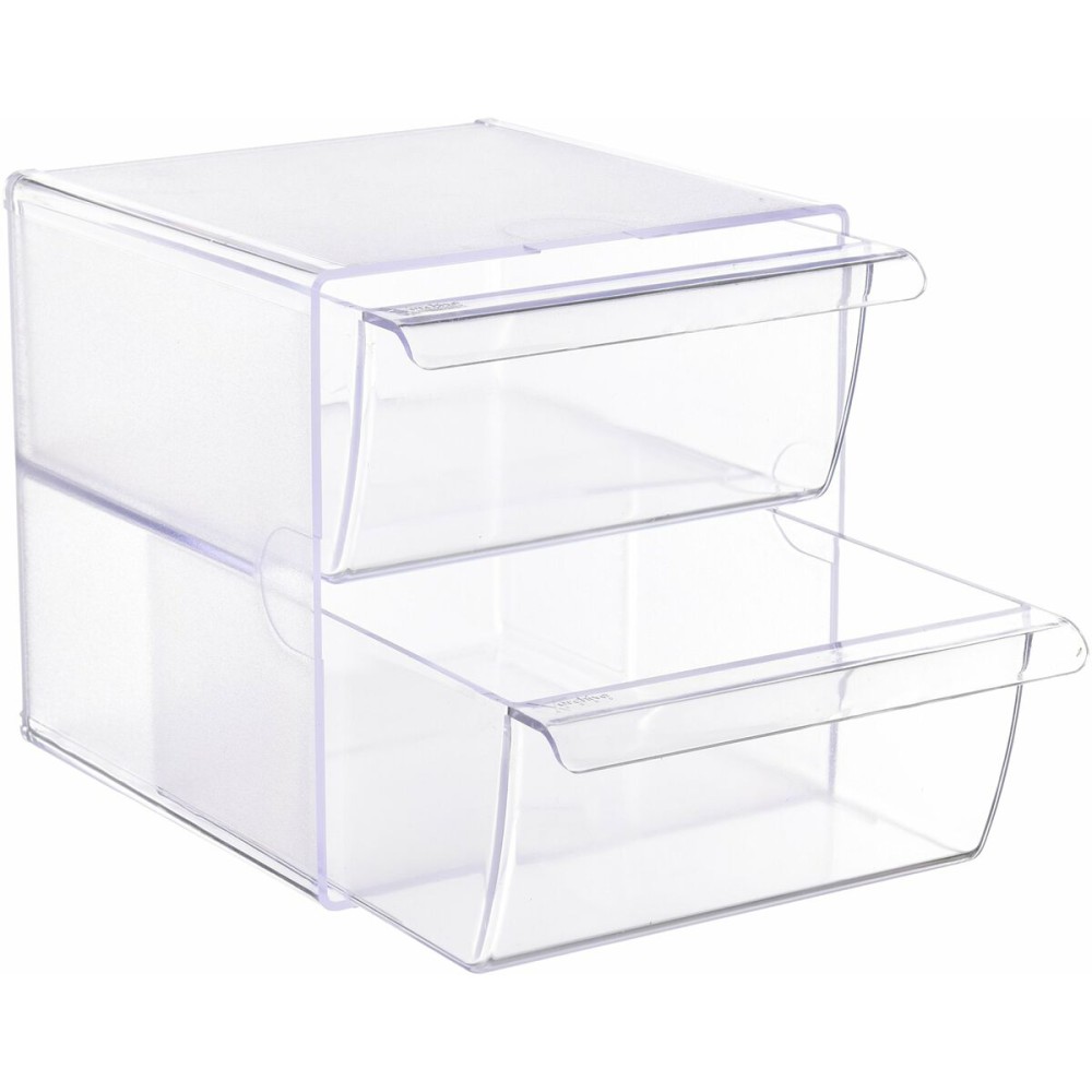 Multi-Purpose Organiser Archivo 2000 Transparent 19 x 15 x 15 cm