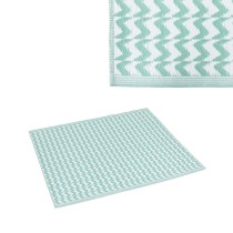 Tapis d’extérieur Naxos Blanc Vert polypropylène