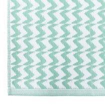 Outdoor rug Naxos White Green polypropylene