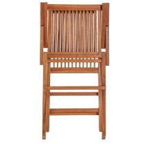 Garden chair Kayla 56 x 60 x 90 cm Natural Teak