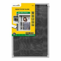 Moustiquaire Schellenberg Aluminium Blanc Extensible Avec cadre Fibre de Verre 75 x 100 cm