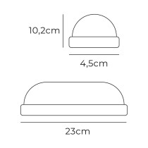 LED-Deckenleuchte EDM 32405 Weiß Aluminium Kunststoff F 18 W 120 W 1820 Lm Oval (6400 K)