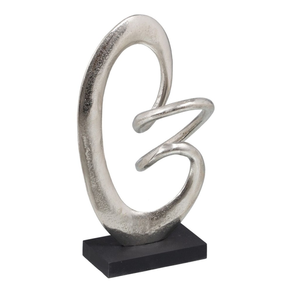 Figurine Décorative 18,5 x 8 x 34 cm Noir Argent