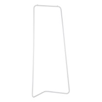 Coat rack 81 x 38 x 182 cm Metal White