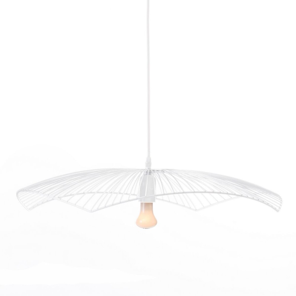 Ceiling Light Metal White 58 x 58 cm