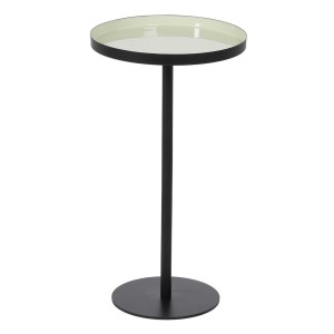 Side table 35,5 x 35,5 x 64,5 cm Black Green Iron