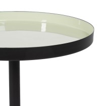 Table d'appoint 35,5 x 35,5 x 64,5 cm Noir Vert Fer