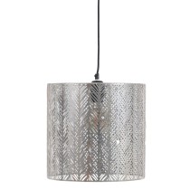 Suspension 29,5 x 29,5 x 30 cm Noir Métal Argent Fer 220 V 240 V