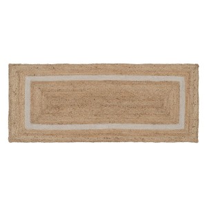 Tapis Naturel Blanc Jute 170 x 70 cm