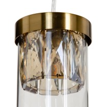 Ceiling Light Hierro/Cristal Crystal Golden Metal 220 V 240 V 11 x 11 x 45 cm