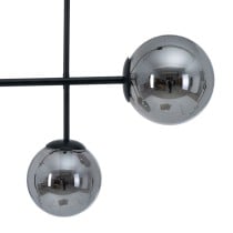 Deckenlampe Ø 14 cm 70 x 18 x 90 cm Kristall Schwarz Metall