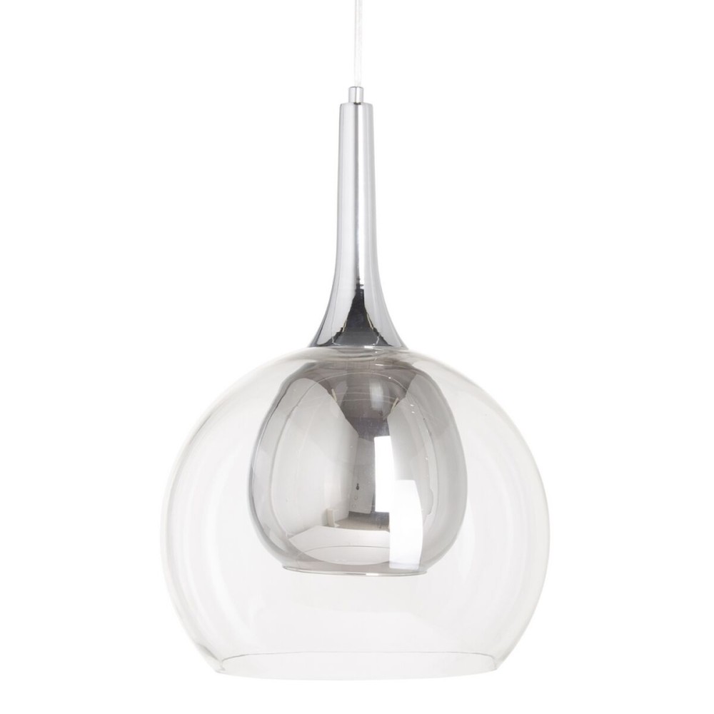 Ceiling Light Hierro/Cristal Crystal Grey Metal 220 V 30 x 30 x 50 cm 240 V