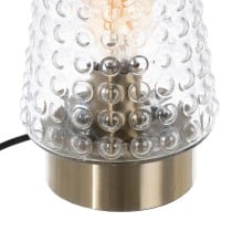 Lampe de bureau Doré Métal Verre Laiton Fer 40 W 220 V 240 V 220-240 V 17 x 17 x 26 cm