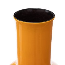 Vase 18 x 18 x 46,5 cm Céramique Jaune