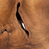 Side table Natural Black Teak 50 x 50 x 40 cm