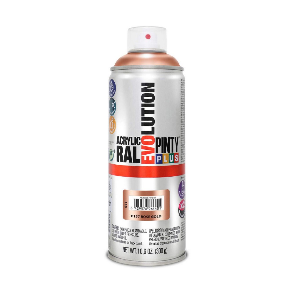 Peinture en spray Pintyplus Evolution P157 400 ml Or rose