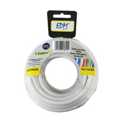 Cable EDM 28089 White 2 x 1 mm 25 m