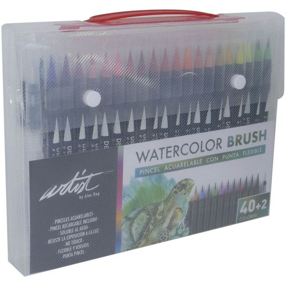 Ensemble de Marqueurs Alex Bog Deluxe Brush Acuarelable Multicouleur