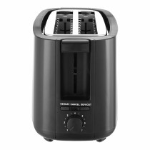 Toaster EDM Double slot Black 1400 W