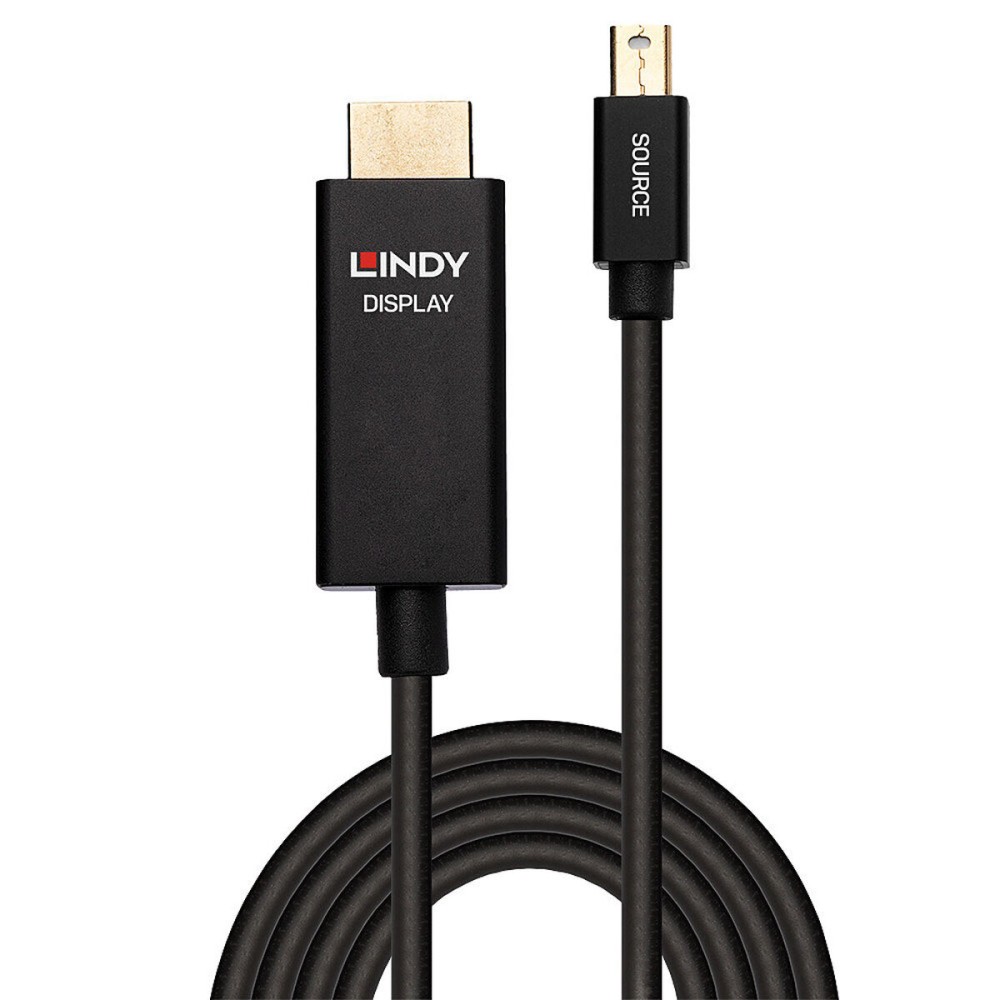 Adaptateur Mini DisplayPort vers HDMI LINDY 40920 Noir 50 cm