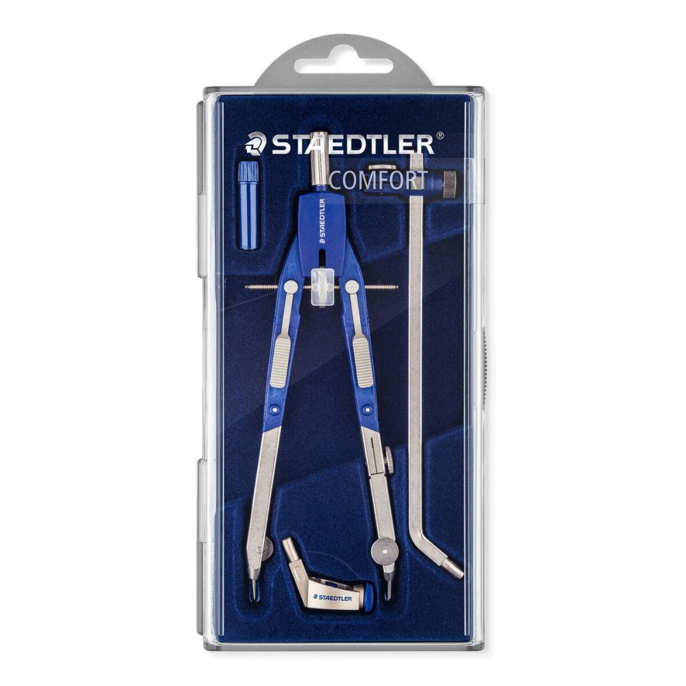 Boussole Staedtler Mars comfort 552 Bleu Argenté