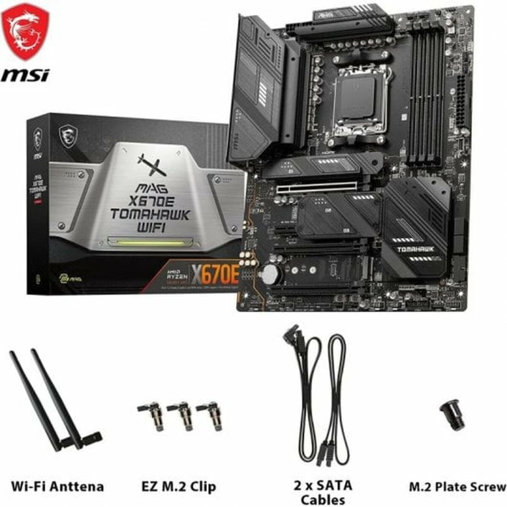 Carte Mère MSI MAG X670E TOMAHAWK WIFI AMD X670 AMD AM5