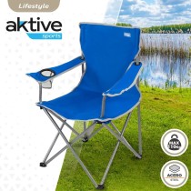 Camping Klappstuhl Aktive Blau 45 x 82 x 47 cm (4 Stück)